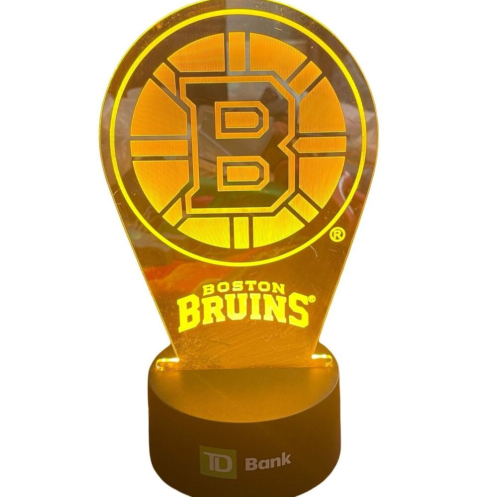 Boston Bruins LED Desk Light TD Garden NHL Hockey Lamp Night Light NWOT